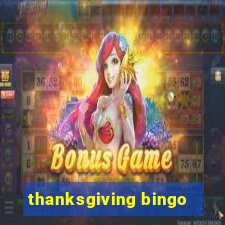 thanksgiving bingo